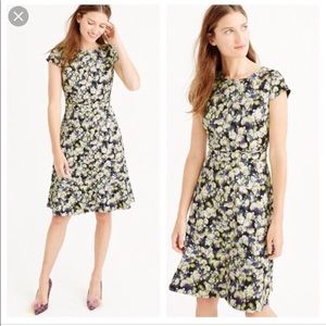 J. Crew Cap sleeve dress in Clover